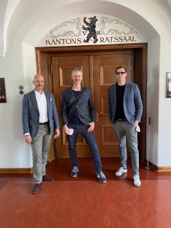 Damir Bogdan, Andreas Koller (CEO XiTrust DE/CH), Georg Lindsberger (CEO XiTrust)